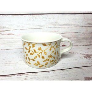 Mikasa Intaglio Ardsley Yellow 8Oz Hot Cocoa Coffee Tea Cup Caa52 Microwave Safe